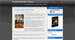 Desktop Screenshot of homerenovationcompany.biz